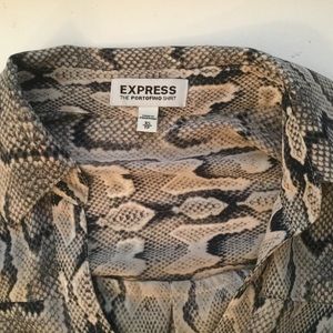 Express Snake Print Blouse